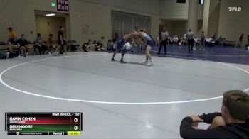 150 lbs Cons. Round 5 - Dru Moore, Bessemer vs Gavin Cohen, Unattached