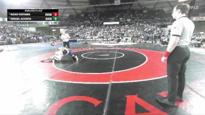Boys 4A 144 lbs 1st Place Match - Noah Koyama, Union vs Israel Acosta, Gonzaga Prep