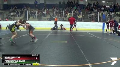 100 lbs Cons. Round 4 - Asher Tuinstra, Byron Center vs Forrest Stachewicz, U.P. Elite Wrestling