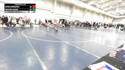 106 lbs Champ. Round 2 - Owen Anderson, Mountain Ridge vs Waylon Olson, Riverton