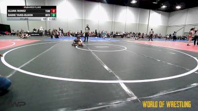 70 lbs Rr Rnd 4 - Alana Nunez, Team Dash K-6 vs Sadie Yang-Elson, Untouchables Girls Teal