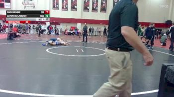 157 lbs Cons. Round 4 - Zakin Bolander, Treasure Valley CC vs Gus Menne, Corban University