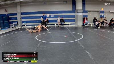 115 lbs Round 6 (8 Team) - Carson Fulton, NOVA WC vs Eli Harrigan, AACO Allstars