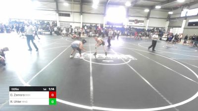 132 lbs Round Of 32 - Deion Zamora, Bighorns vs Racer Uhler, Mingus Mountain WC