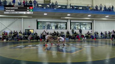 141 lbs Cons. Semi - Noah Hunt, Penn College vs Ryan Santiago, Wilkes