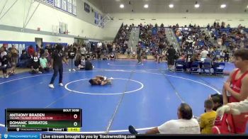 63 lbs Round 1 - Domanic Serratos, Hawkeye WC vs Anthony Braden, Yucaipa Thunder Wrestling Club