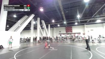 123 lbs Consi Of 4 - Allysandra Sanchez, Boom Wrestling vs Delila Avalos, Rkda