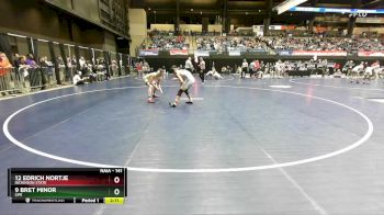 141 lbs Cons. Round 4 - 9 Bret Minor, Life vs 12 Edrich Nortje, Dickinson State