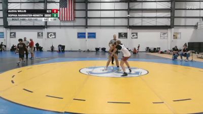 131-143 lbs Round 5 - Alexa Willis, NC Legend Training Center vs Sophia Rainwater-Nemeth, Kellam Mat Rats Wrestling Club