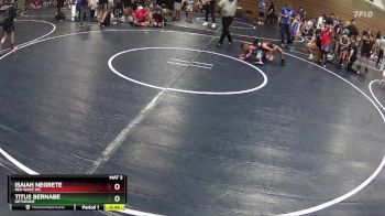 63 lbs Cons. Round 1 - Titus Bernabe, Dethrone vs Isaiah Negrete, RED WAVE WC