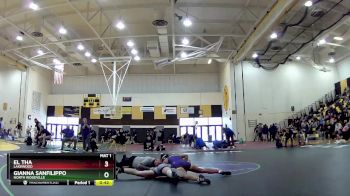 120 lbs Cons. Semi - Gianna Sanfilippo, North Ridgeville vs El Tha, Lakewood