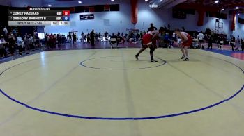 144 lbs 3rd Place Match - Gregory Barnett Ii, West Springfield vs Corey Fazekas, Grizzly Wrestling Club