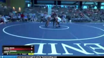 220 lbs Semifinals (8 Team) - Jamal Riggs, Wagoner vs Lance Eddings, Harrah