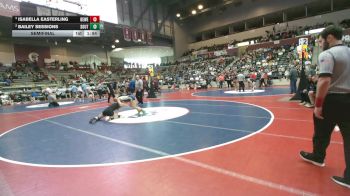 6A 125 lbs Semifinal - Isabella Easterling, Bentonville West vs Bailey Sessions, Southwest