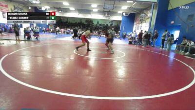 215 lbs Champ. Round 2 - Jerson Orona, Artesia vs Elijah Juarez, Etiwanda