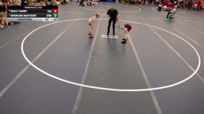 12U - 63 lbs Quarters - Spencer Mattson, STMA vs Sully Samp, Fergus Falls