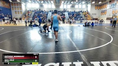 165 Blue Round 1 - Nick Cruz, Deland vs Anthony Rodriguez, Miami Palmetto