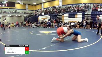 105 lbs. Semifinal - Sandy Breeden, Liberty vs Hannah Lopez, Moore