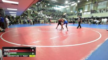 138 lbs Champ. Round 2 - Sean Sanders, Van Buren vs Kaden McClain, GLENPOOL