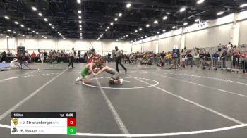 133 lbs Rd Of 32 - Jett Strickenberger, West Virginia vs Kase Mauger, Utah Valley