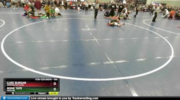 150 lbs Cons. Round 3 - Rome Tate, Missouri vs Luke Burgar, Spartan Mat Club