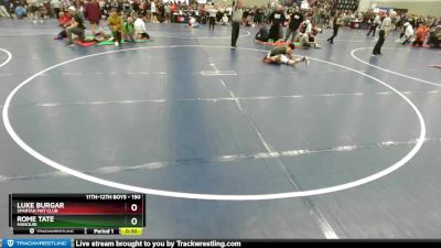 150 lbs Cons. Round 3 - Rome Tate, Missouri vs Luke Burgar, Spartan Mat Club