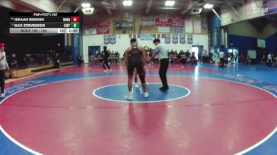 165 lbs Champ. Round 2 - Ishaan Sekhon, Woodbridge vs Max Stevenson, Hesperia