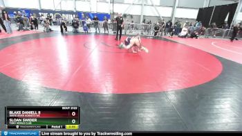 120 lbs Round 2 - Blake Daniell Ii, White River Hornets WC vs Sloan Swider, Toro World Club