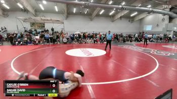 155 lbs Cons. Round 5 - Sakari David, Palmer Ridge vs Caylee O`Brien, North Platte