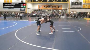 157Gold lbs Rr Rnd 4 - Dagen Condomitti, Rutgers vs Billy Templeton, Franklin & Marshall