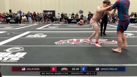 Collin Rome vs Adrian Ornelas 2025 ADCC Orlando Open/Youth Trials