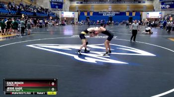 157 lbs Round 1 - Jesse Gage, Bellevue West vs Zack Roach, Amherst