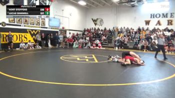 150 lbs Quarterfinal - Kort Steffens, South Winneshiek vs Lucas Sinnwell, Nashua-Plainfield