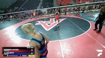 120 lbs Champ. Round 1 - Dominick Haynes, Montana vs Aj Dolbear, Oregon