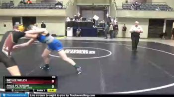 138 lbs 5th Place Match - Brylee Welch, Omro vs Paige Peterson, Wabeno/Laona/Three Lakes