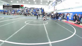 130 lbs Cons. Round 7 - Alexa Torres, Golden West vs Chloe Pearce, Rancho Bernardo