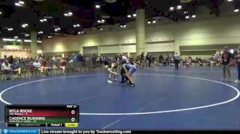 132 lbs Round 4 (10 Team) - Cadence Bushong, Iowa Pin-A-Sarus vs Nyla Rocke, The Angels