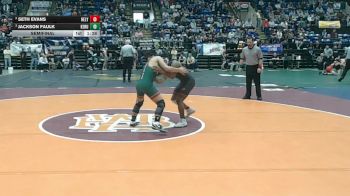 3 - 132 lbs Semifinal - Jackson Faulk, Kettle Run vs Seth Evans, Heritage (Lynchburg)