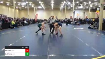 124 lbs Prelims - Max Stein, Central Bucks vs Brody Myers, Union City