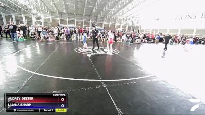 71-81 lbs Semifinal - Audrey Deeter, UT vs Liliana Sharp, UT