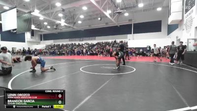 157 lbs Cons. Round 3 - Brandon Garcia, Schurr Wrestling vs Lenin Orozco, Work Horse Wrestling Club