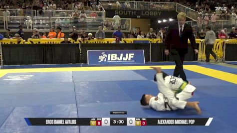Eros Daniel Avalos vs Alexander Michael Pop 2025 Pan Kids Jiu-Jitsu IBJJF Championship