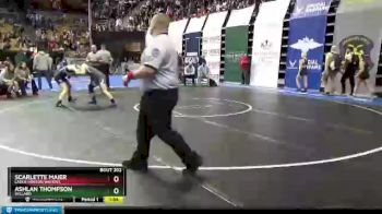 141 lbs Quarterfinal - Scarlette Maier, Ladue Horton Watkins vs Ashlan Thompson, Willard