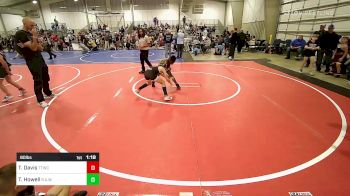 80 lbs Semifinal - Tajuan Davis, Team Tulsa Wrestling Club vs Trey Howell, R.A.W.