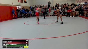 106 lbs Champ. Round 2 - Michael Archuleta, Center vs Ricky Olmos, Montrose
