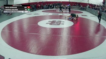 110 lbs Champ. Round 1 - Maya Gonzalez, Cheyenne vs Nautica Golphin, Sierra Vista