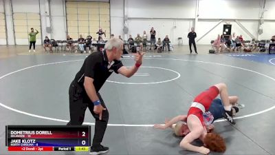 130 lbs Placement Matches (8 Team) - Dometrius Dorell, Delaware vs Jake Klotz, North Carolina