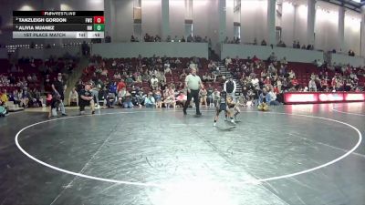 46-49 lbs 1st Place Match - Alivia Nuanez, Nova WC vs Tanzleigh Gordon, Forest Wrestling Club