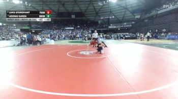Boys 3A 144 lbs Champ. Round 3 - Adonai Garza, Kent Meridian vs Luke Sturdivant, Prairie