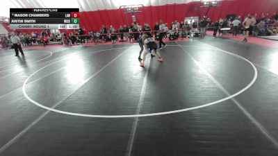 USA Junior Boys - 157 lbs Champ. Round 2 - Mason Chambers, LaCrosse Area Wrestlers vs Justin Smith, Wisconsin